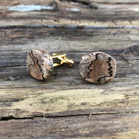 Spalted Wood Cuff Links