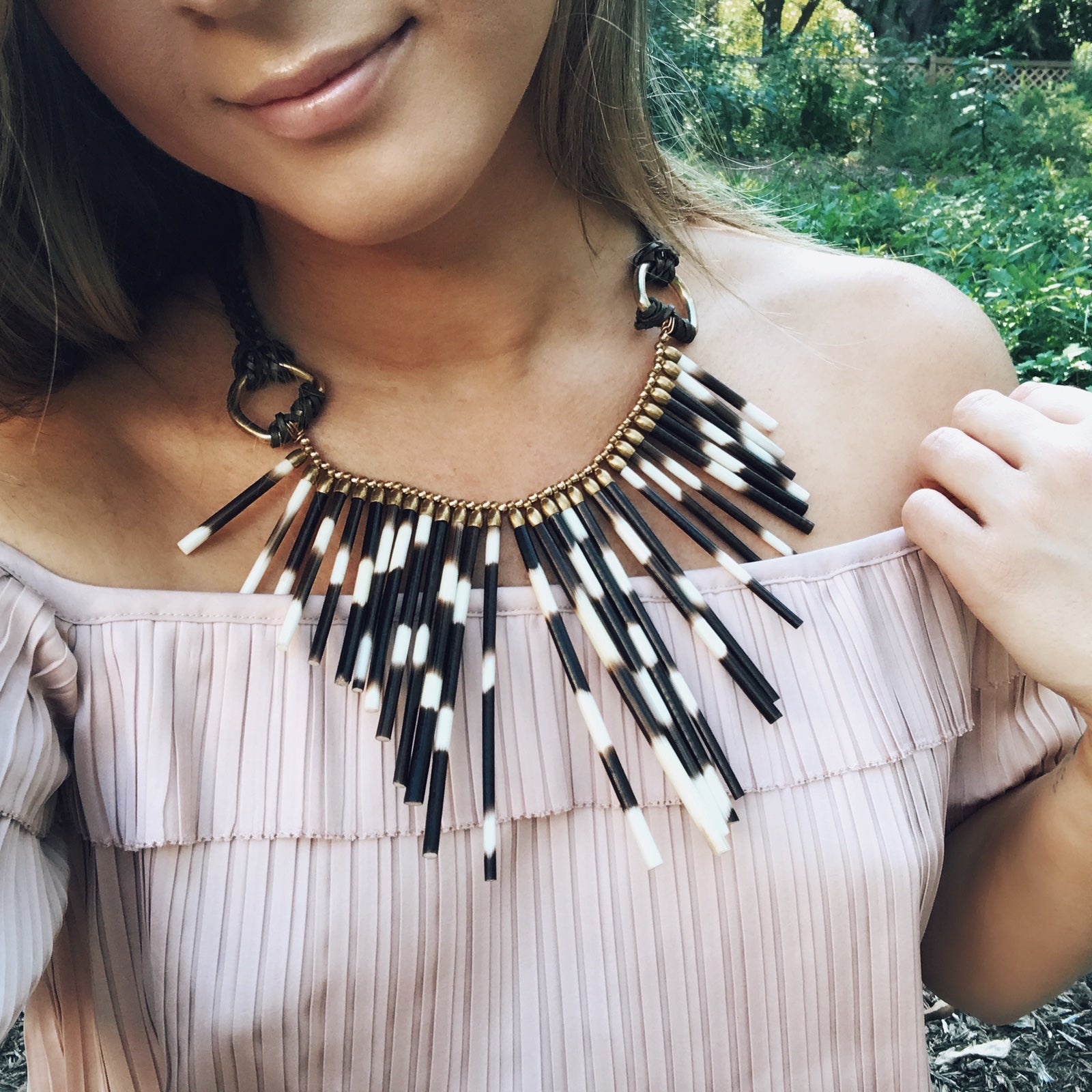 quill collar necklace