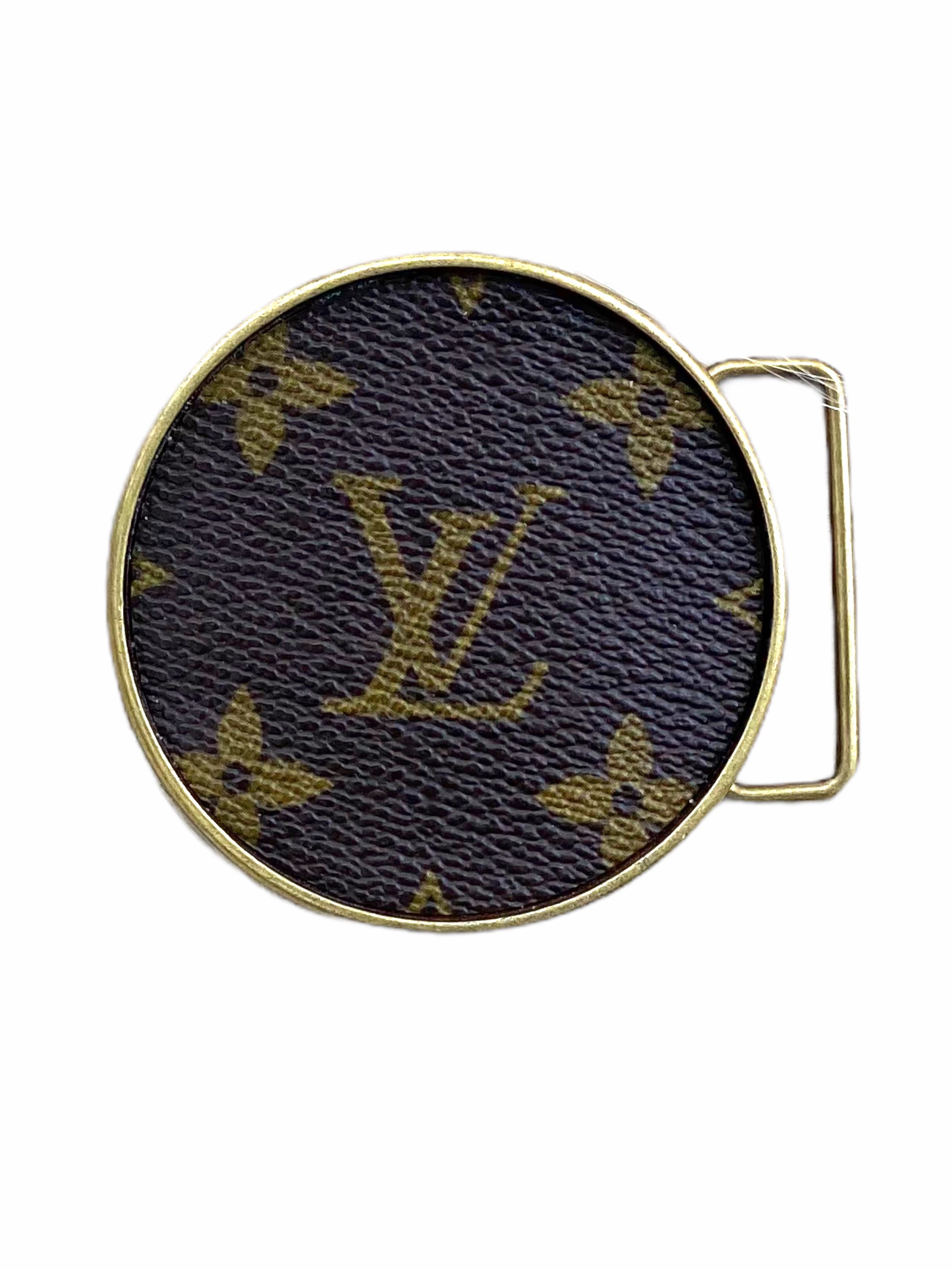 Louis Vuitton Upcycled Monogram Buckle Ring Gold - $52 New With