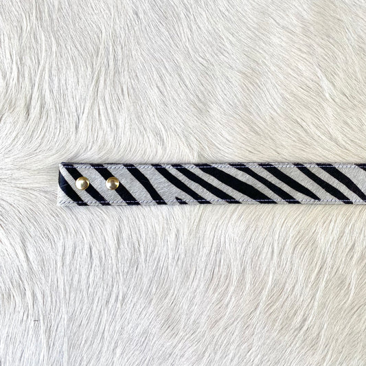 Zebra Print Belt Strap