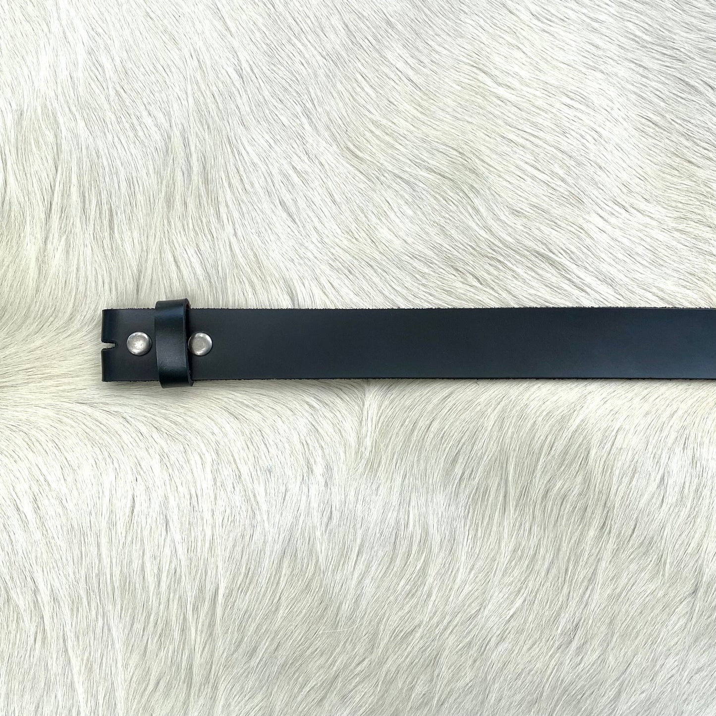 Black Leather Belt Strap